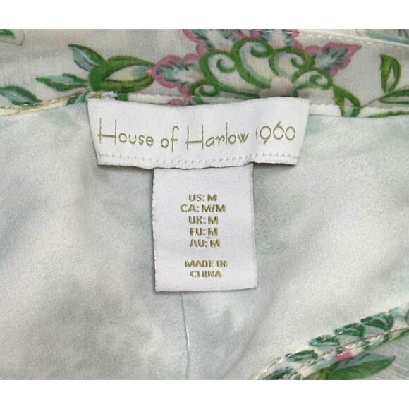 HOUSE OF HARLOW PaisleyTiered Maxi Dress Fairy Beach Boho V-Back Cottagecore - Picture 11 of 13